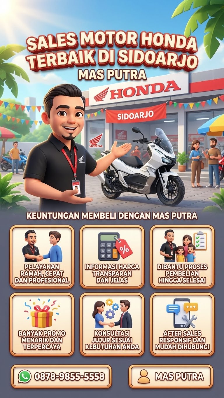 Poster Motor Honda By Putra